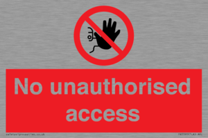 No unauthorised access